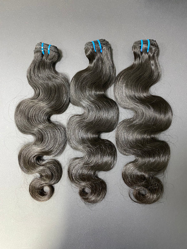 15A Pure Raw Hair Double Drawn Body Wave Hair Unprocessed Raw Hair 3 Bundles Deal