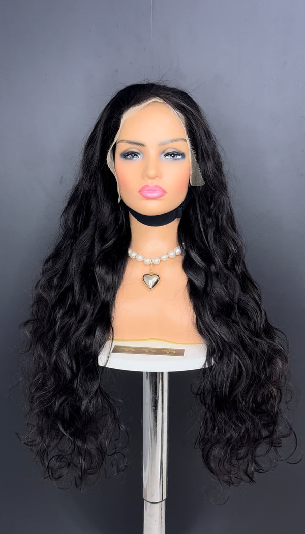 12A Pure Raw Top Raw Body Wave Hair Unprocessed Raw Hair 13*6hd Custom Wig